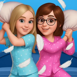 Symbol von BFF Girls Pyjama-Party-Spaß